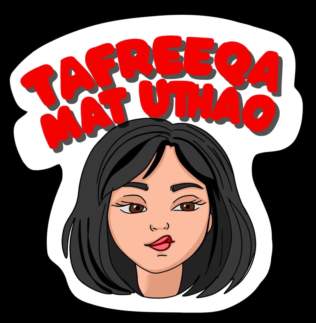 Tafreeqa mat uthao sticker